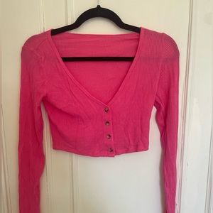 ALO YOGA Ribbed Cropped Whisper Cardigan